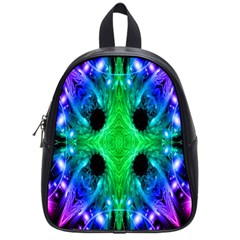 Alien Snowflake School Bag (small) by icarusismartdesigns