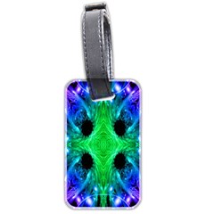 Alien Snowflake Luggage Tag (two Sides) by icarusismartdesigns