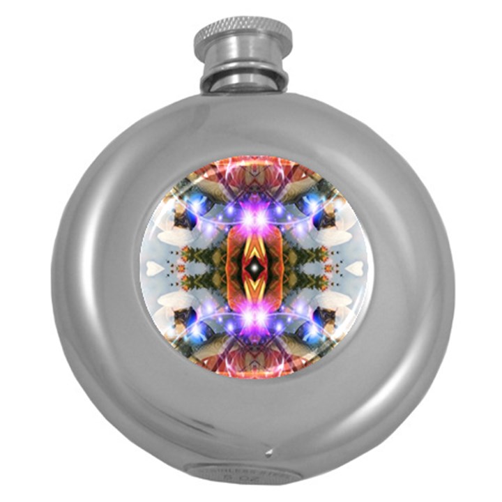 Connection Hip Flask (Round)