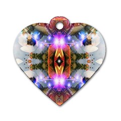 Connection Dog Tag Heart (one Sided)  by icarusismartdesigns