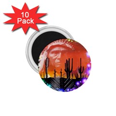 Ghost Dance 1 75  Button Magnet (10 Pack) by icarusismartdesigns