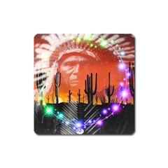 Ghost Dance Magnet (square) by icarusismartdesigns