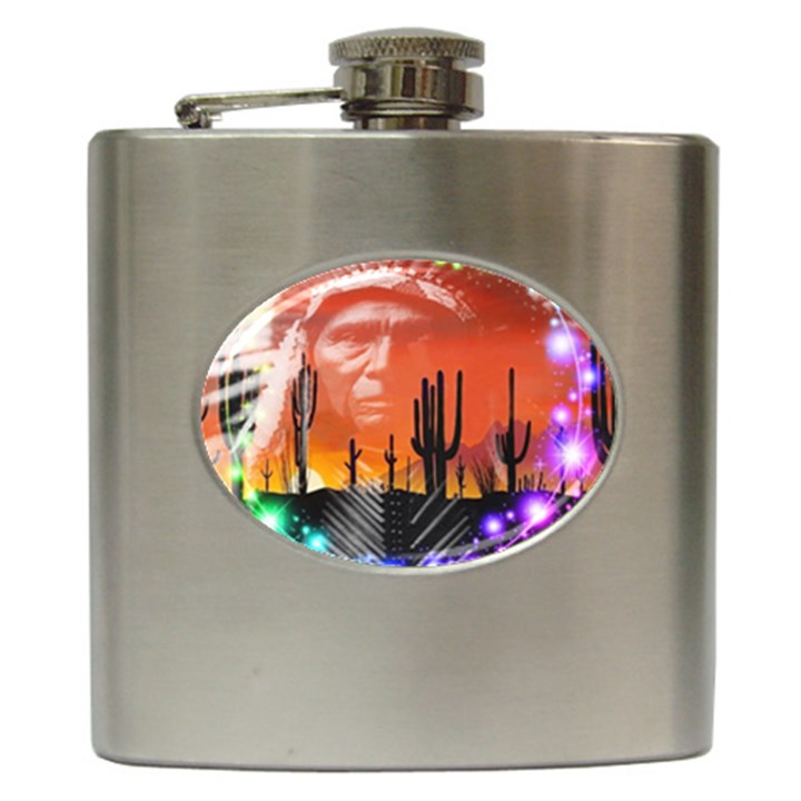 Ghost Dance Hip Flask