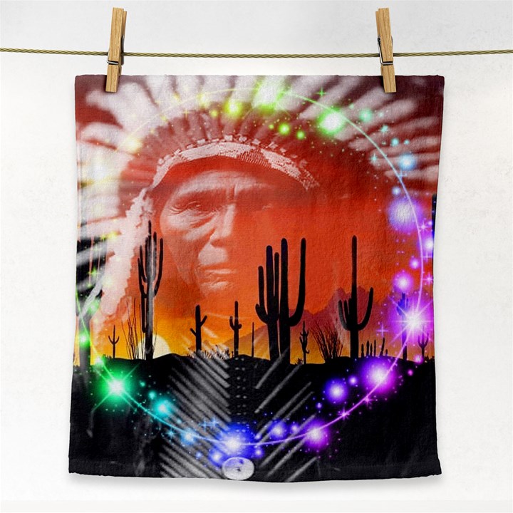 Ghost Dance Face Towel