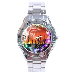 Ghost Dance Stainless Steel Watch by icarusismartdesigns