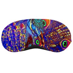 Peacock Sleeping Mask by icarusismartdesigns