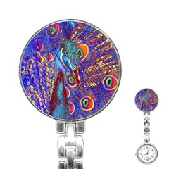 Peacock Stainless Steel Nurses Watch by icarusismartdesigns