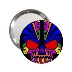 Skull In Colour Handbag Mirror (2 25 )