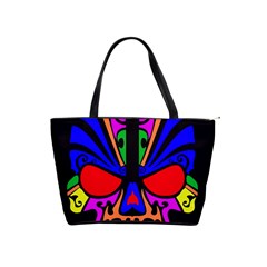 Skull In Colour Large Shoulder Bag