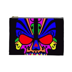 Skull In Colour Cosmetic Bag (large)