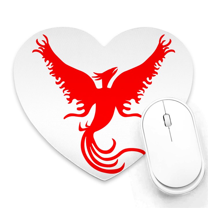 Phoenix Rising Mouse Pad (Heart)