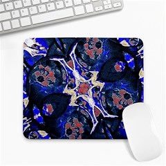 Decorative Retro Floral Print Large Mouse Pad (rectangle) by dflcprints