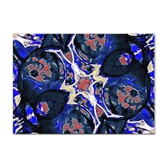 Decorative Retro Floral Print A4 Sticker 10 Pack