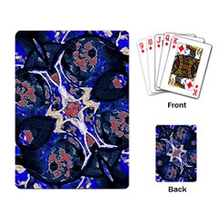 Decorative Retro Floral Print Playing Cards Single Design by dflcprints