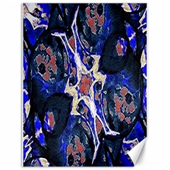 Decorative Retro Floral Print Canvas 18  X 24  (unframed) by dflcprints