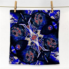 Decorative Retro Floral Print Face Towel by dflcprints