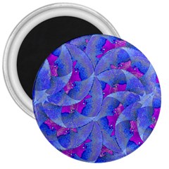 Abstract Deco Digital Art Pattern 3  Button Magnet by dflcprints