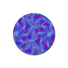 Abstract Deco Digital Art Pattern Drink Coaster (round) by dflcprints