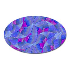 Abstract Deco Digital Art Pattern Magnet (oval) by dflcprints