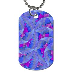 Abstract Deco Digital Art Pattern Dog Tag (two-sided)  by dflcprints