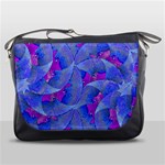 Abstract Deco Digital Art Pattern Messenger Bag Front