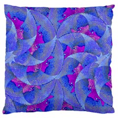 Abstract Deco Digital Art Pattern Large Cushion Case (single Sided)  by dflcprints