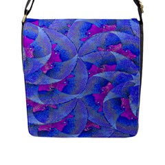 Abstract Deco Digital Art Pattern Flap Closure Messenger Bag (large) by dflcprints