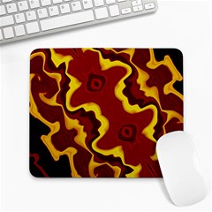 Tribal Summer Nightsdreams Pattern Large Mouse Pad (rectangle) by dflcprints