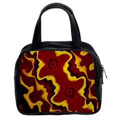 Tribal Summer Nightsdreams Pattern Classic Handbag (two Sides) by dflcprints