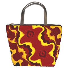 Tribal Summer Nightsdreams Pattern Bucket Handbag by dflcprints