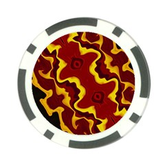 Tribal Summer Nightsdreams Pattern Poker Chip (10 Pack)