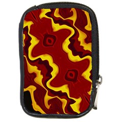 Tribal Summer Nightsdreams Pattern Compact Camera Leather Case by dflcprints