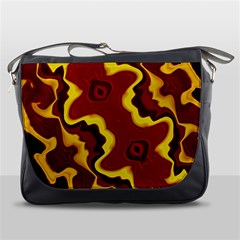 Tribal Summer Nightsdreams Pattern Messenger Bag by dflcprints