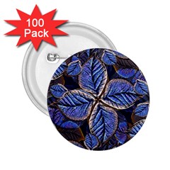 Fantasy Nature Pattern Print 2 25  Button (100 Pack) by dflcprints