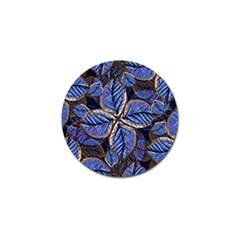 Fantasy Nature Pattern Print Golf Ball Marker by dflcprints