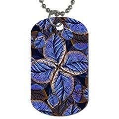 Fantasy Nature Pattern Print Dog Tag (two-sided)  by dflcprints