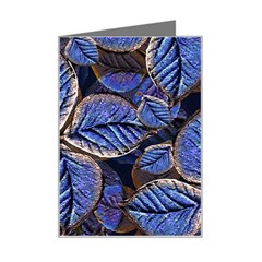 Fantasy Nature Pattern Print Mini Greeting Card by dflcprints