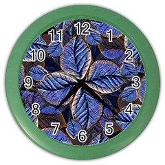 Fantasy Nature Pattern Print Wall Clock (color) by dflcprints