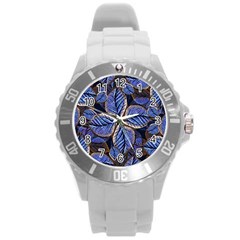 Fantasy Nature Pattern Print Plastic Sport Watch (large) by dflcprints