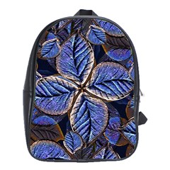 Fantasy Nature Pattern Print School Bag (xl) by dflcprints