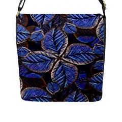 Fantasy Nature Pattern Print Flap Closure Messenger Bag (large) by dflcprints