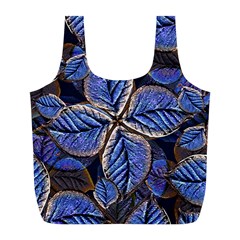 Fantasy Nature Pattern Print Reusable Bag (l) by dflcprints