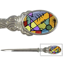 Multicolored Tribal Pattern Print Letter Opener by dflcprints