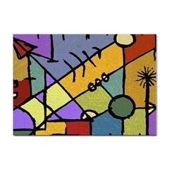 Multicolored Tribal Pattern Print A4 Sticker 100 Pack by dflcprints