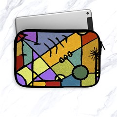 Multicolored Tribal Pattern Print Apple Ipad Mini Zippered Sleeve by dflcprints