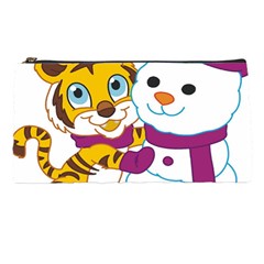 Winter Time Zoo Friends   004 Pencil Case by Colorfulart23