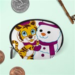 Winter Time Zoo Friends   004 Accessory Pouch (Small) Back