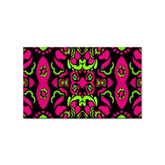 Psychedelic Retro Ornament Print Sticker (rectangle) by dflcprints