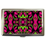 Psychedelic Retro Ornament Print Cigarette Money Case Front