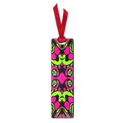 Psychedelic Retro Ornament Print Small Bookmark by dflcprints